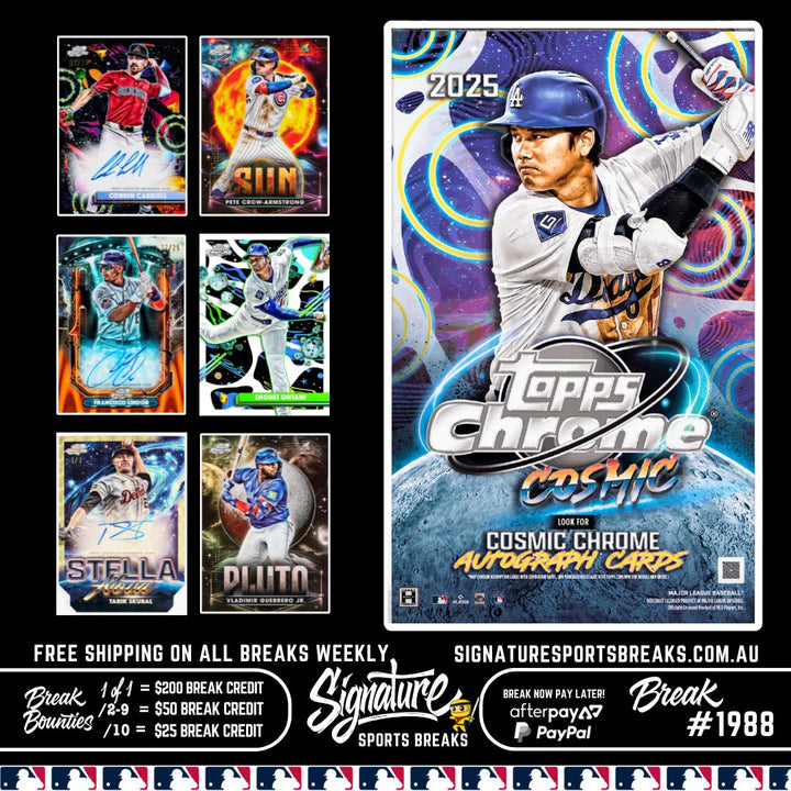 BREAK #1988 - TOPPS CHROME COSMIC PYT