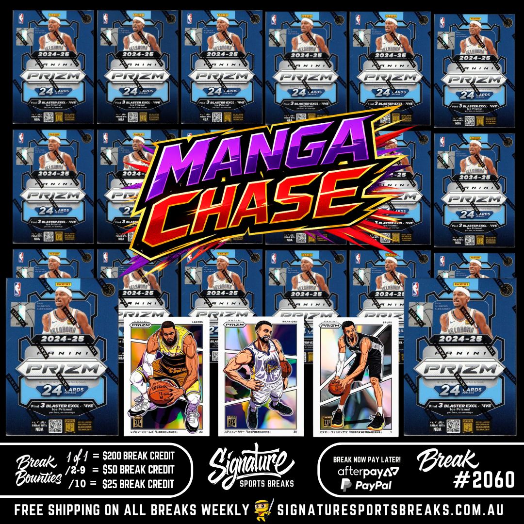 BREAK #2060 - PANINI PRIZM CASE 24/25 MANGA CHASE