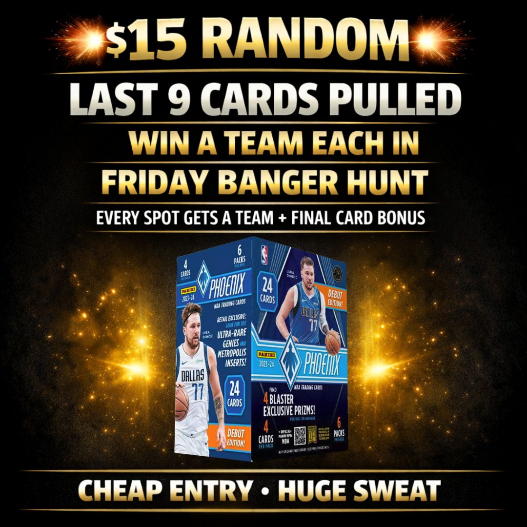 BREAK #2093 - TEAM BLITZ- 30 SPOT - 9 WINNERS! TO CLOSE FRIDAY BANGER BREAK