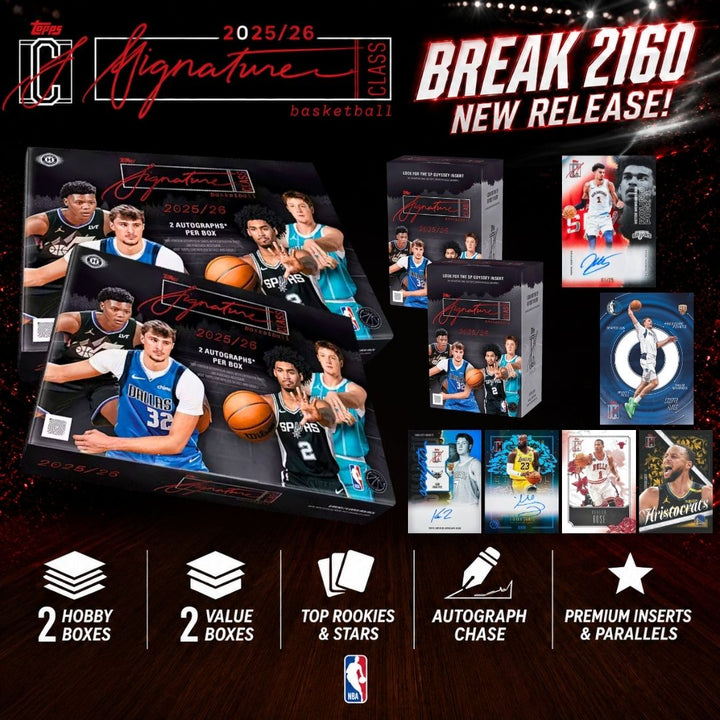 2025/26 Topps SIGNATURE CLASS Hobby Mixer Break #2160 | Pick Your Team NEW RLEASE!