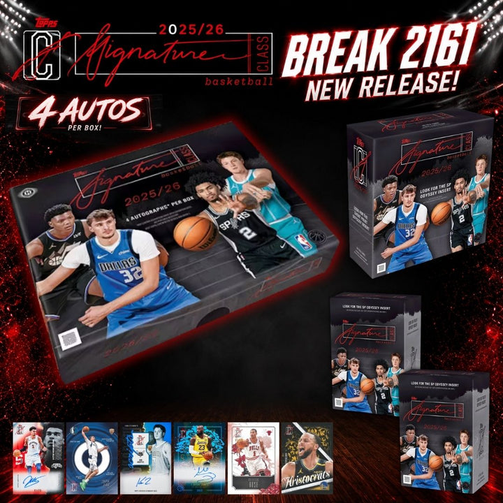 2025/26 Topps SIGNATURE CLASS JUMBO Mixer Break #2161 | Pick Your Team NEW RLEASE!