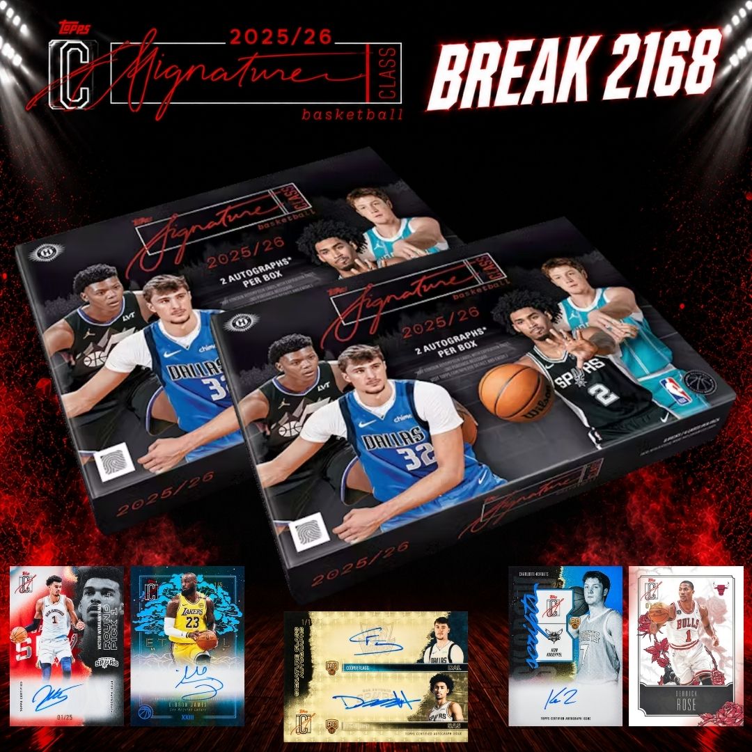 2025/26 Topps SIGNATURE CLASS Hobby Double Break #2168 | Pick Your Team