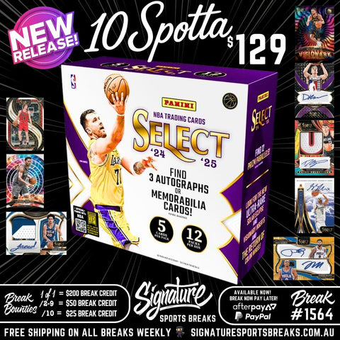 Break #1564 -SELECT 2024/25 - 3 TEAMS PER SPOT