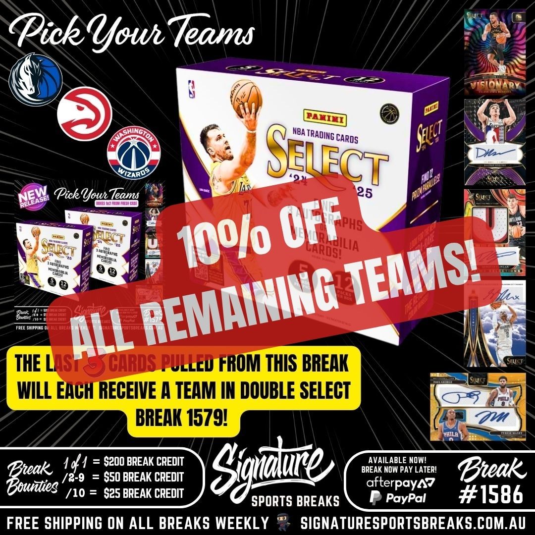 BREAK #1586- SELECT 2024/25 W/DOUBLE BREAK GIVEAWAY PYT