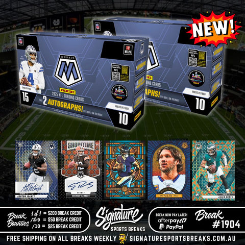 BREAK #1904 - NFL - MOSAIC 2025 DUO - NEW RELEASE