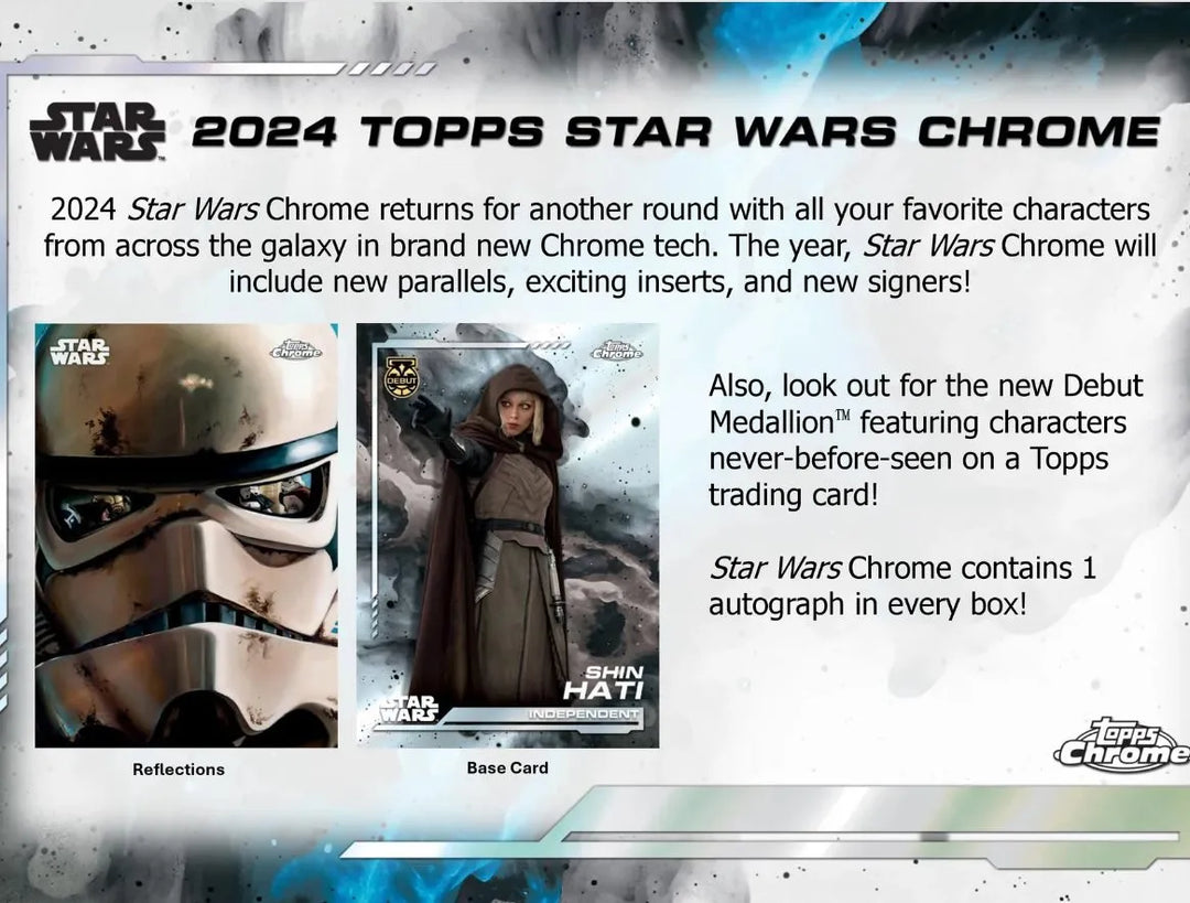 TOPPS CHROME 2024 STAR WARS 002 PACK BREAK