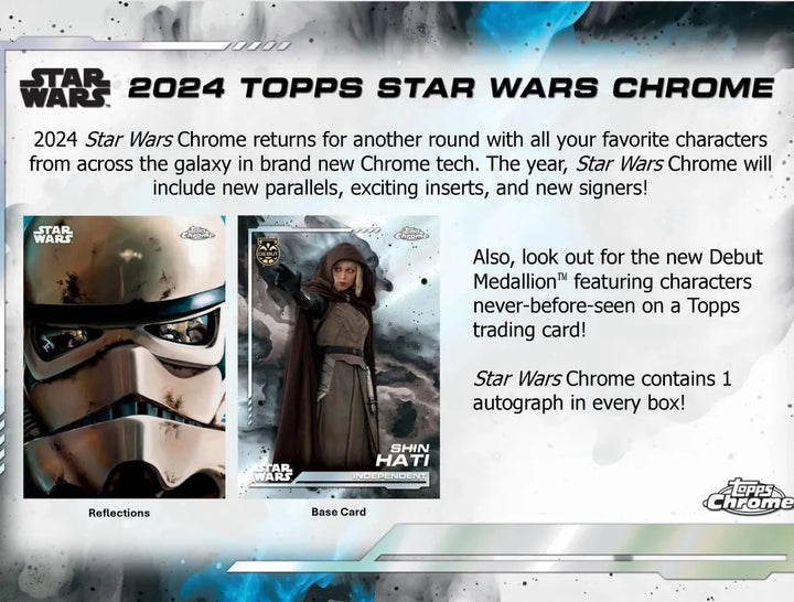 TOPPS CHROME 2024 STAR WARS 003 PACK BREAK