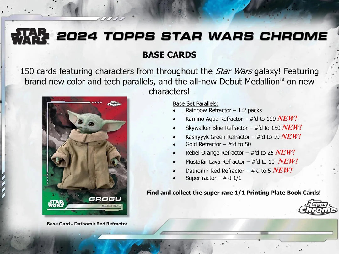 TOPPS CHROME 2024 STAR WARS 003 PACK BREAK