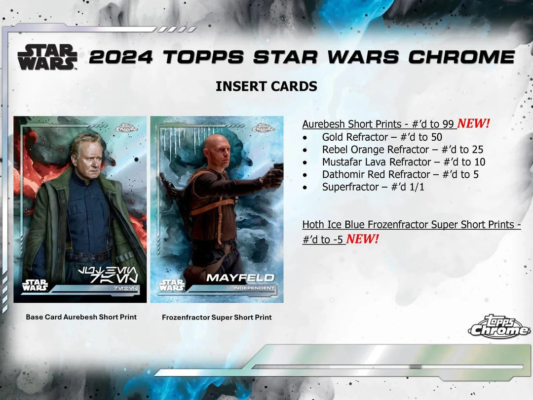 TOPPS CHROME 2024 STAR WARS 002 PACK BREAK