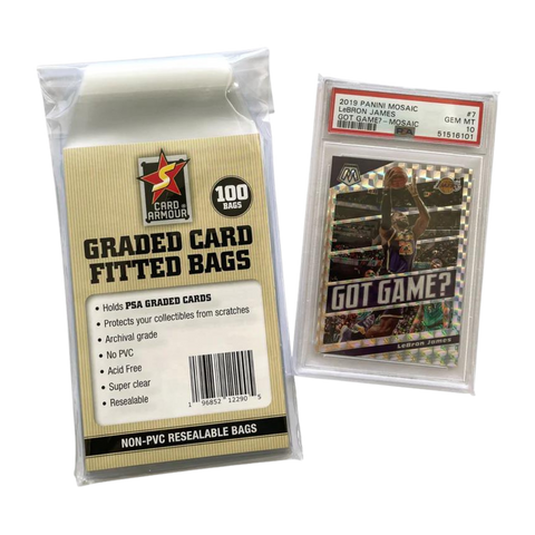 Card Armour Graded Card Fitted Bags (100 pack)