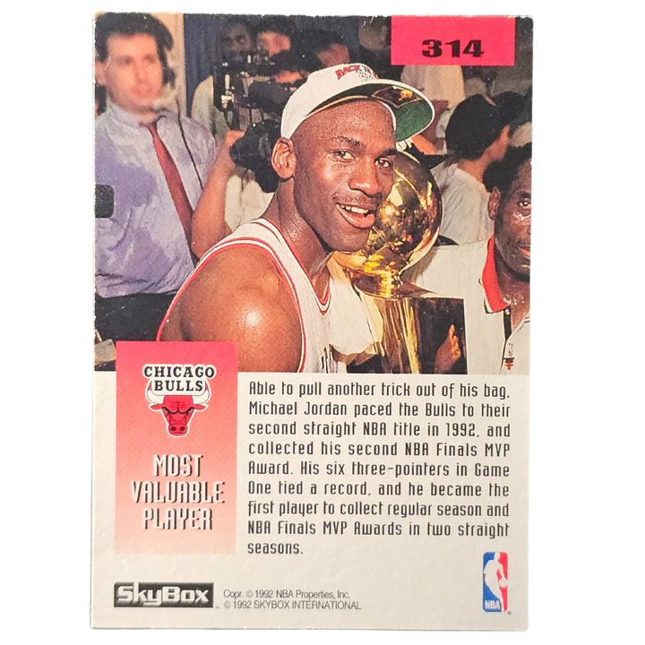 Michael Jordan "The 1992 NBA Finals" Card Bulls
