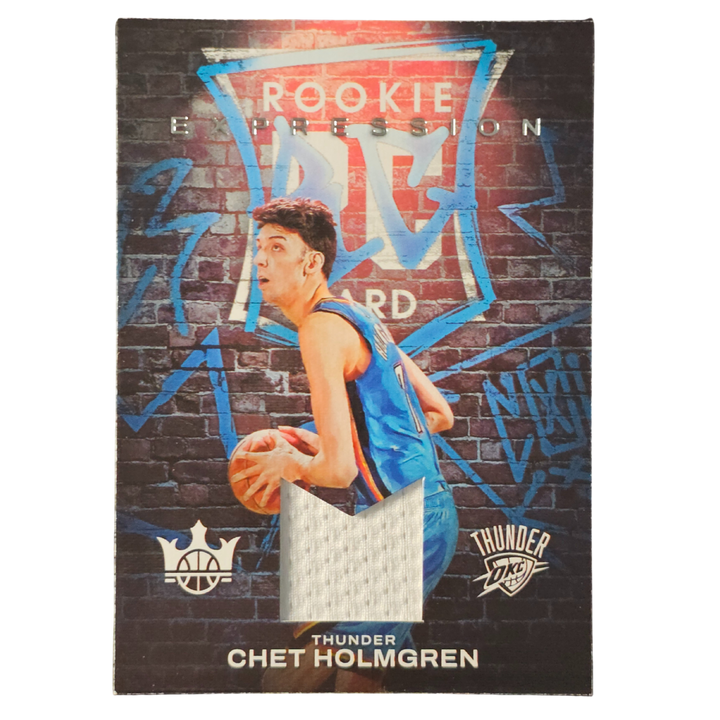 Chet Holmgren 2022-23 Rookie Expression Patch RC Trading Card Thunder NBA