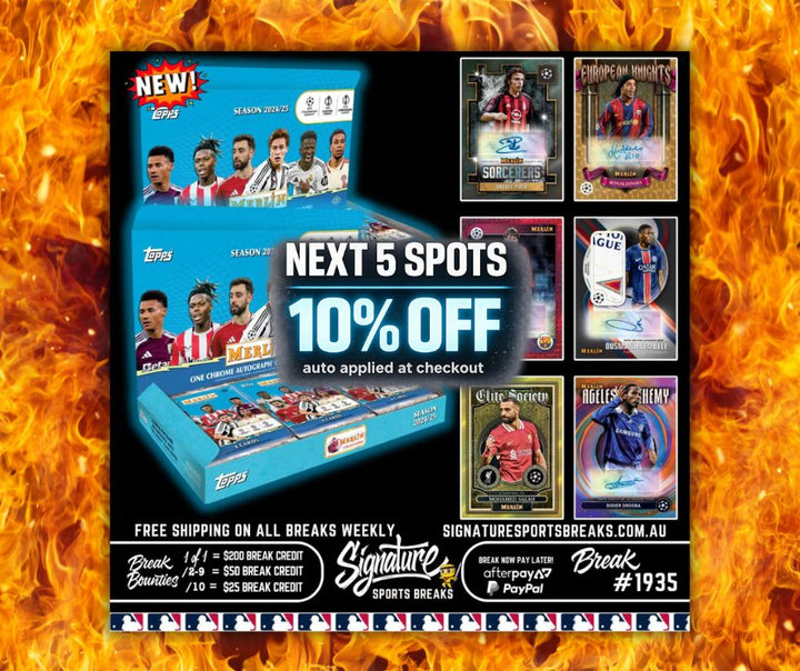 BREAK #1935 - TOPPS MERLIN DEBUT Football