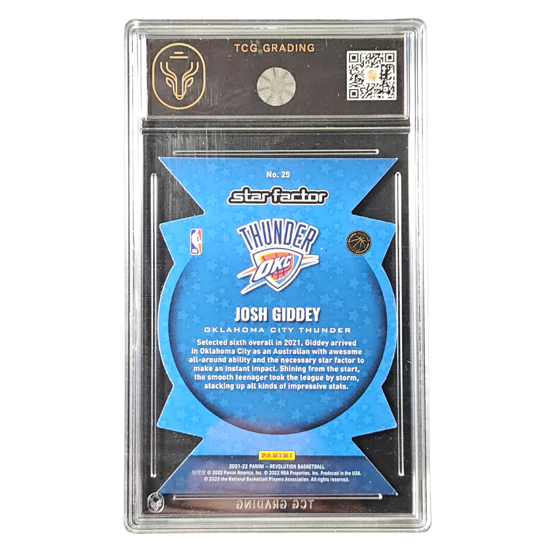 Josh Giddey "Star Factor" SSP Case Hit 2021-22 RC Revolution TCG Graded Card OKC