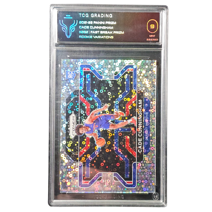 Cade Cunningham Rookie V Fast Break 2021-22 Prizm TCG Graded 9 Pistons