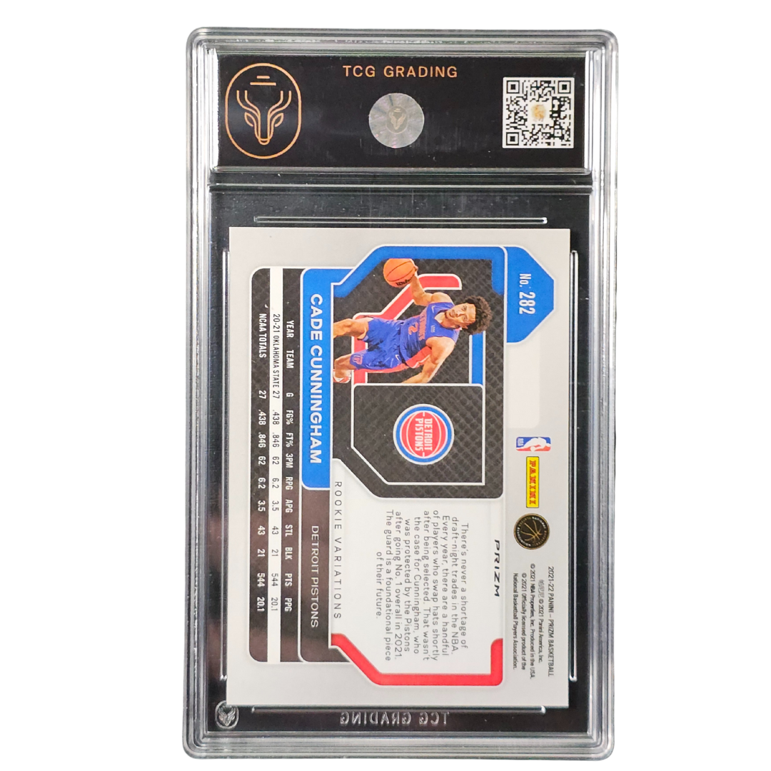 Cade Cunningham Rookie V Fast Break 2021-22 Prizm TCG Graded 9 Pistons