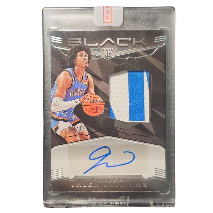 Jalen Williams RPA 02/15 SSP Black 2022/23 Card OKC "SEALED REDEMPTION"