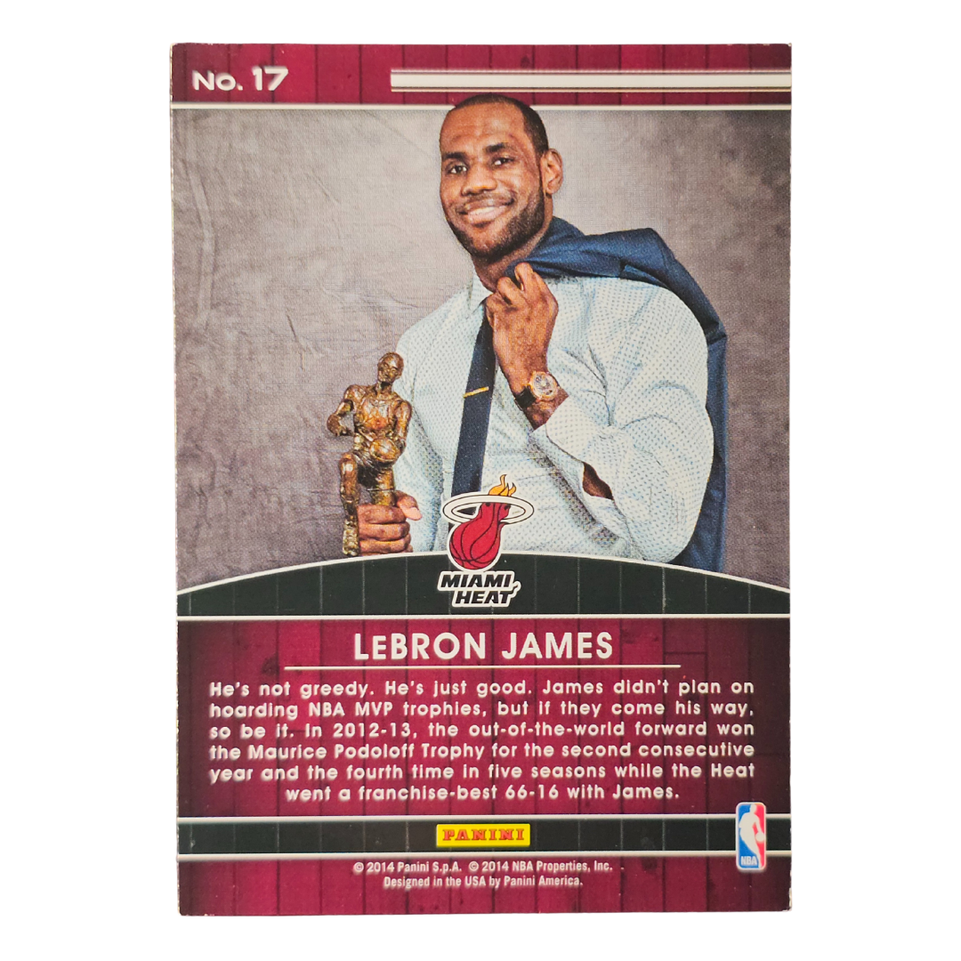 LeBron James 2014-15 High Honors MVP Card | Los Angeles Lakers Trading Card