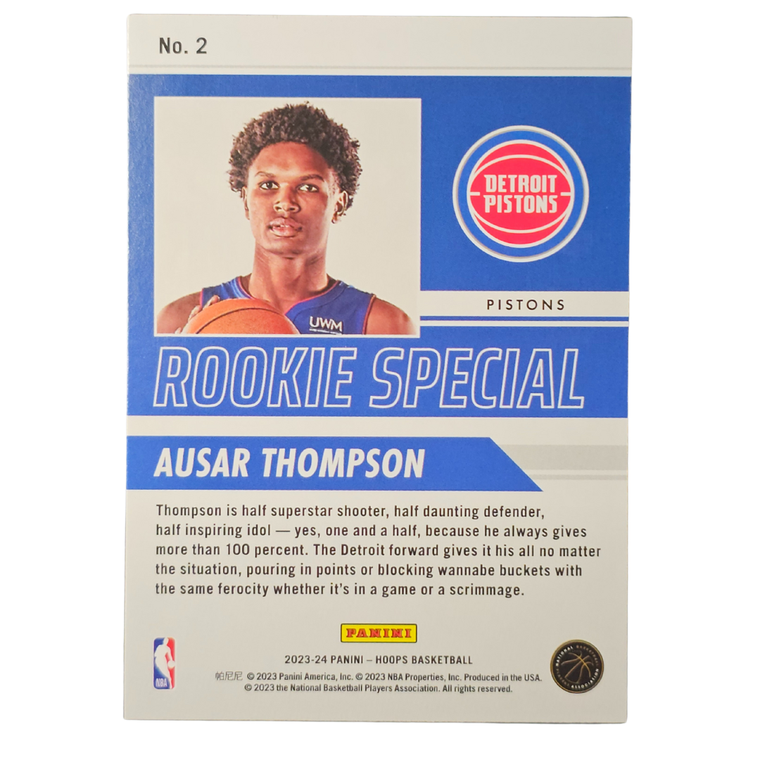 Ausar Thompson 2023-24 Rookie Special SP RC Trading Card | Detroit Pistons NBA