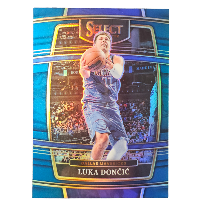 Luka Doncic 2021-22 Select Concourse Holo Trading Card | Dallas Mavericks NBA