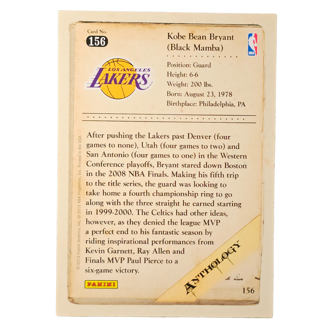 Kobe Bryant Anthology Trading Card | Los Angeles Lakers NBA