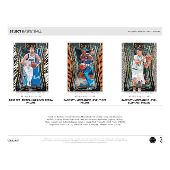 2024-25 Panini Select Basketball Blaster Box