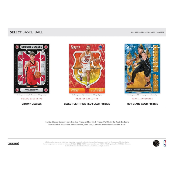 2024-25 Panini Select Basketball Blaster Box