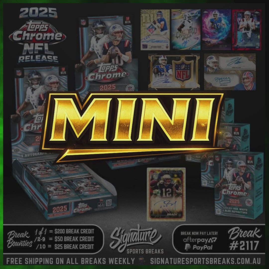 3 TEAM MINI - 2117 TOPPS CHROME RELEASE