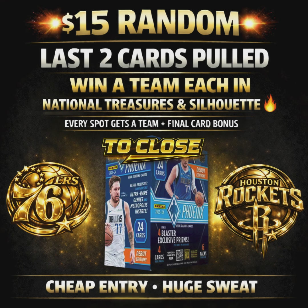 BREAK #2102 - TEAM BLITZ TO CLOSE! WIN THE 76ERS & ROCKETS IN NT/SILHOUETTE