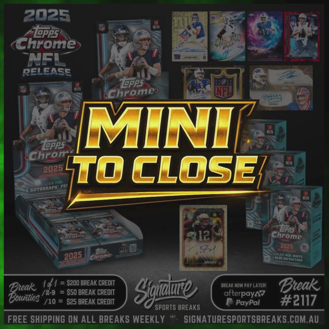 3 TEAM MINI TO CLOSE - 2117 TOPPS CHROME RELEASE