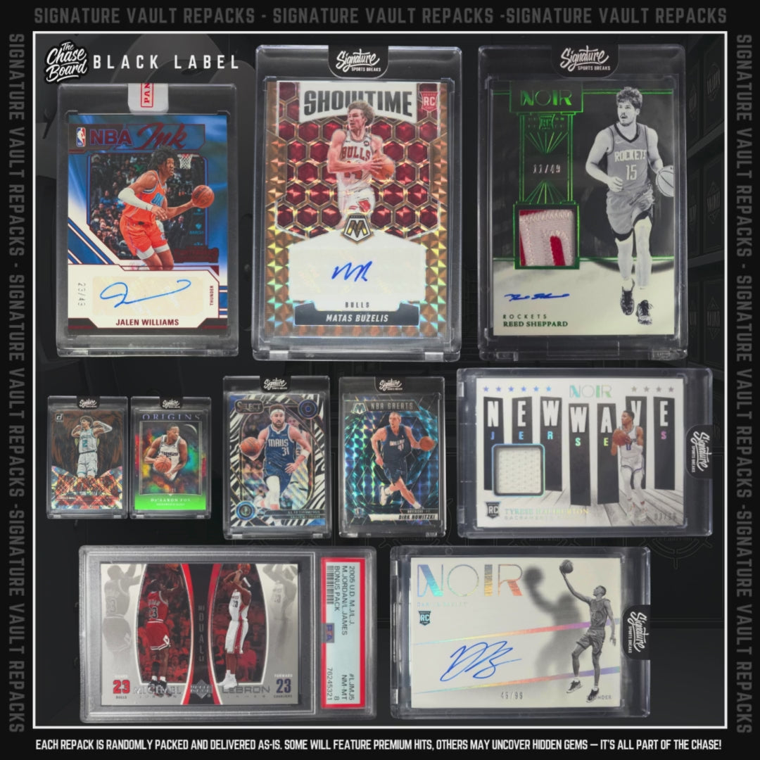 BREAK #1731 - SIGNATURE VAULT - BLACK LABEL - SERIES 3