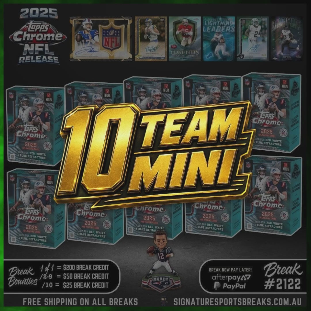 10 TEAM MINI - TOPPS CHROME 2122