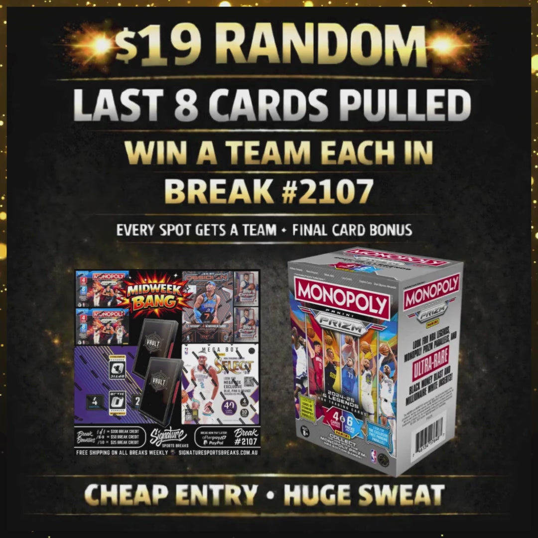 BREAK #2114 - TEAM BLITZ - WIN 8 TEAMS IN 2107